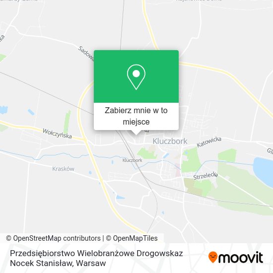 Mapa Przedsiębiorstwo Wielobranżowe Drogowskaz Nocek Stanisław