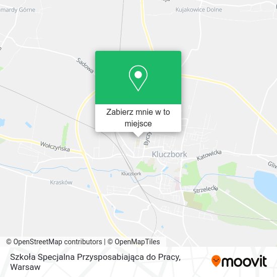 Mapa Szkoła Specjalna Przysposabiająca do Pracy