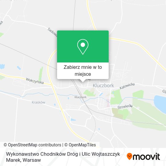 Mapa Wykonawstwo Chodników Dróg i Ulic Wojtaszczyk Marek