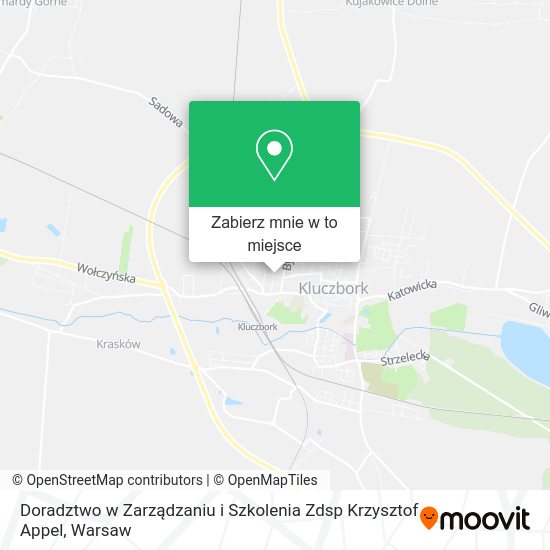 Mapa Doradztwo w Zarządzaniu i Szkolenia Zdsp Krzysztof Appel