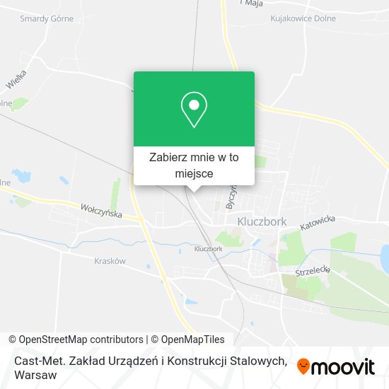 Mapa Cast-Met. Zakład Urządzeń i Konstrukcji Stalowych