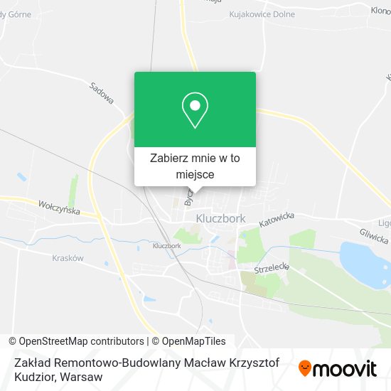 Mapa Zakład Remontowo-Budowlany Macław Krzysztof Kudzior