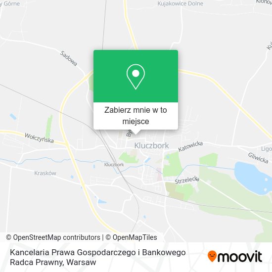 Mapa Kancelaria Prawa Gospodarczego i Bankowego Radca Prawny