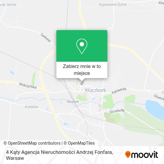 Mapa 4 Kąty Agencja Nieruchomości Andrzej Fonfara