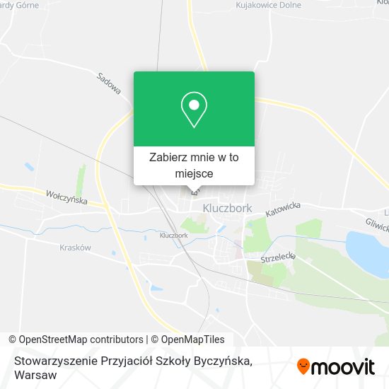 Mapa Stowarzyszenie Przyjaciół Szkoły Byczyńska