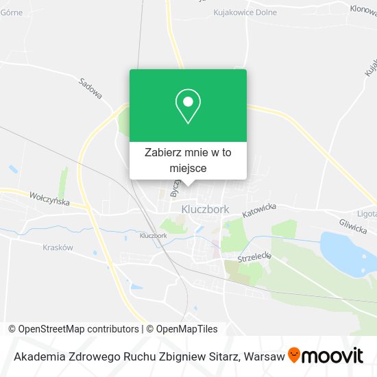 Mapa Akademia Zdrowego Ruchu Zbigniew Sitarz