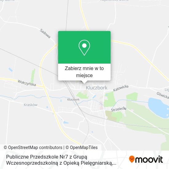 Mapa Publiczne Przedszkole Nr7 z Grupą Wczesnoprzedszkolną z Opieką Pielęgniarską