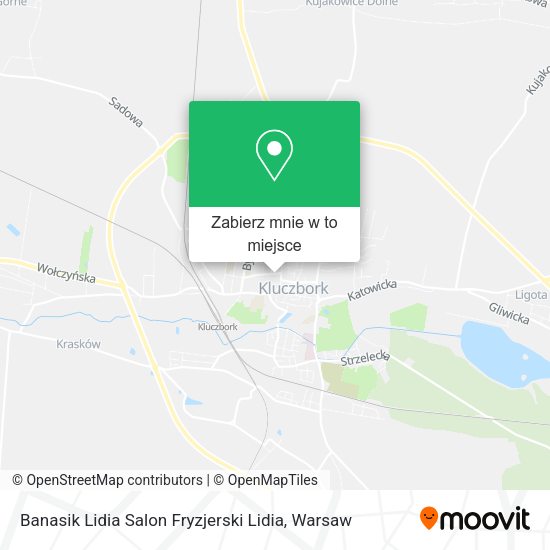 Mapa Banasik Lidia Salon Fryzjerski Lidia