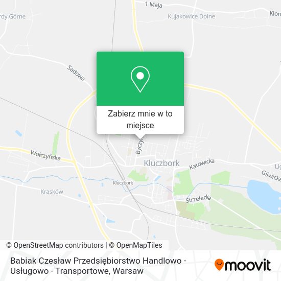 Mapa Babiak Czesław Przedsiębiorstwo Handlowo - Usługowo - Transportowe