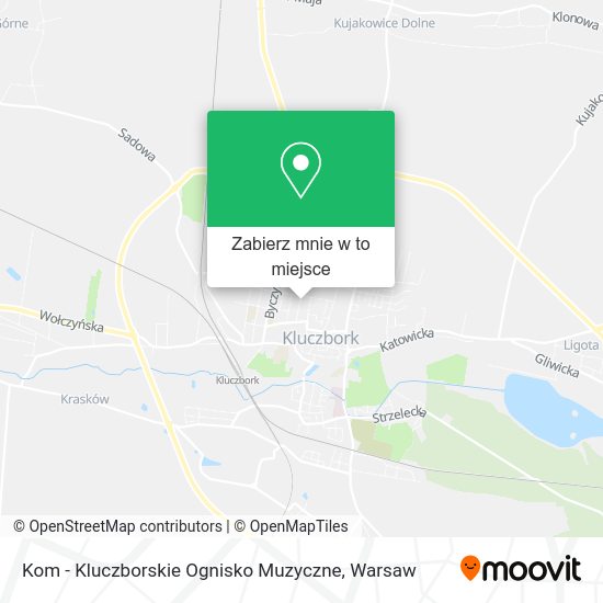 Mapa Kom - Kluczborskie Ognisko Muzyczne