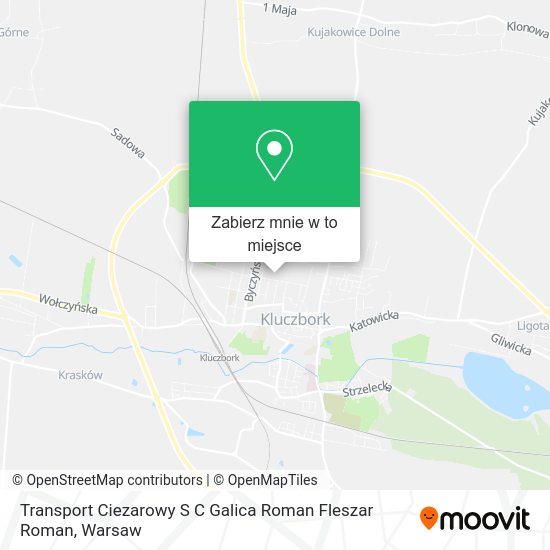 Mapa Transport Ciezarowy S C Galica Roman Fleszar Roman