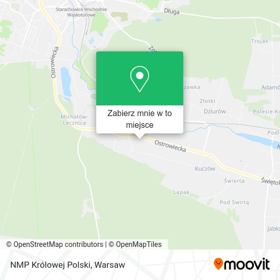 Mapa NMP Królowej Polski