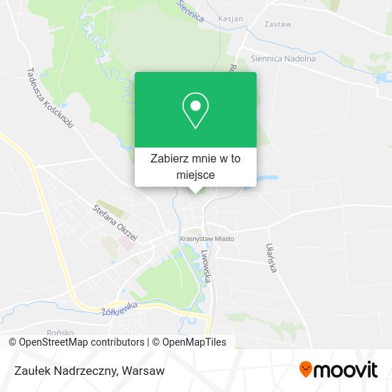 Mapa Zaułek Nadrzeczny