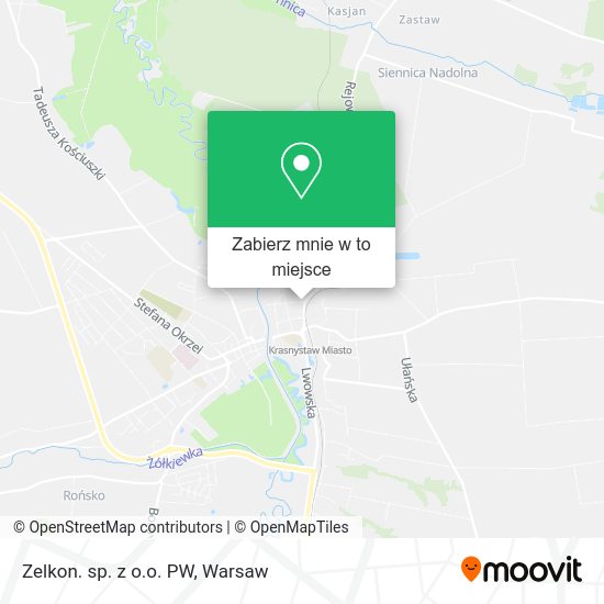 Mapa Zelkon. sp. z o.o. PW