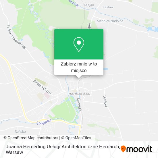 Mapa Joanna Hemerling Usługi Architektoniczne Hemarch