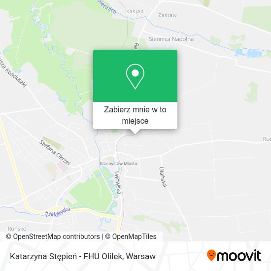 Mapa Katarzyna Stępień - FHU Olilek