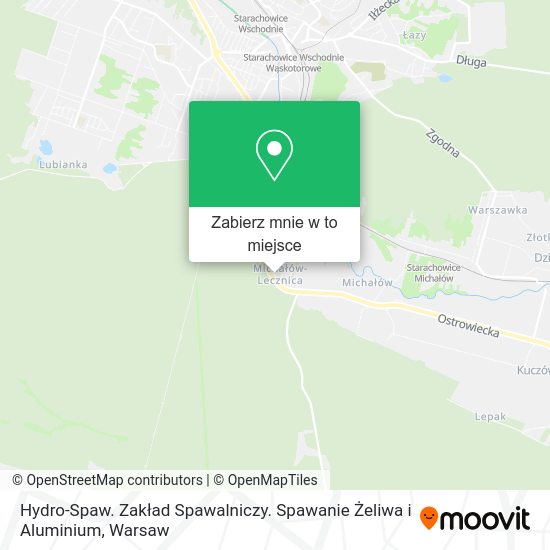 Mapa Hydro-Spaw. Zakład Spawalniczy. Spawanie Żeliwa i Aluminium