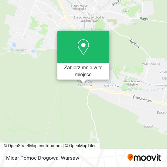 Mapa Micar Pomoc Drogowa