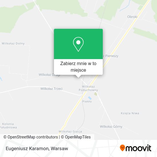 Mapa Eugeniusz Karamon