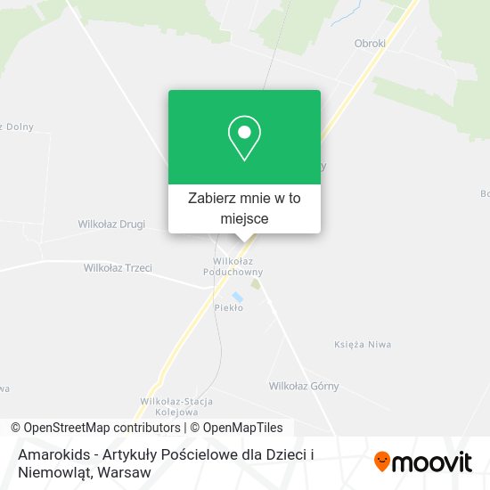 Mapa Amarokids - Artykuły Pościelowe dla Dzieci i Niemowląt