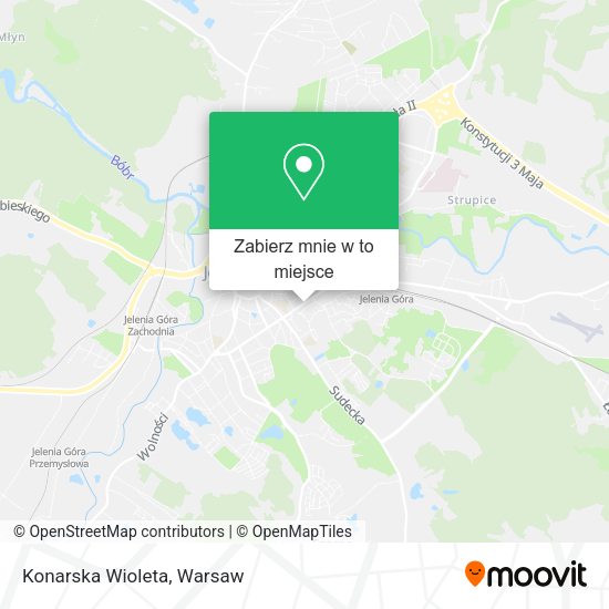 Mapa Konarska Wioleta