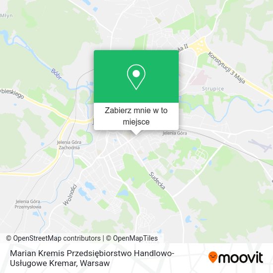 Mapa Marian Kremis Przedsiębiorstwo Handlowo- Usługowe Kremar