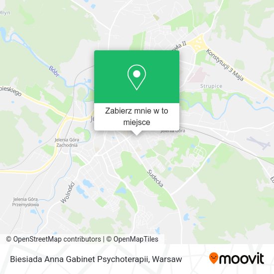 Mapa Biesiada Anna Gabinet Psychoterapii