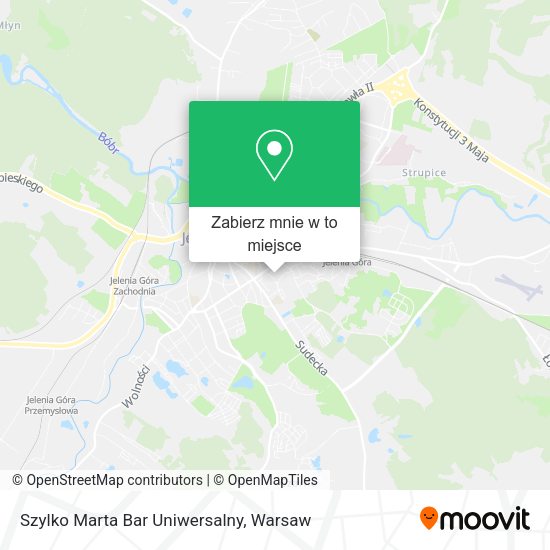 Mapa Szylko Marta Bar Uniwersalny