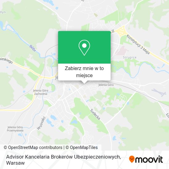 Mapa Advisor Kancelaria Brokerów Ubezpieczeniowych