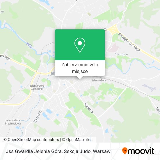 Mapa Jss Gwardia Jelenia Góra, Sekcja Judo