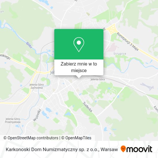 Mapa Karkonoski Dom Numizmatyczny sp. z o.o.