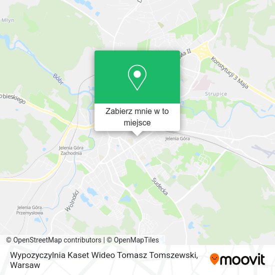 Mapa Wypozyczylnia Kaset Wideo Tomasz Tomszewski