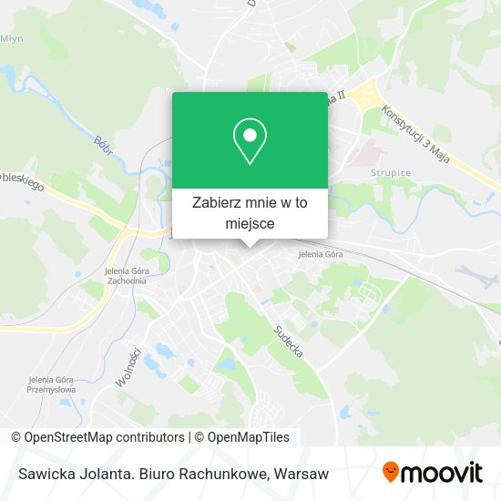 Mapa Sawicka Jolanta. Biuro Rachunkowe