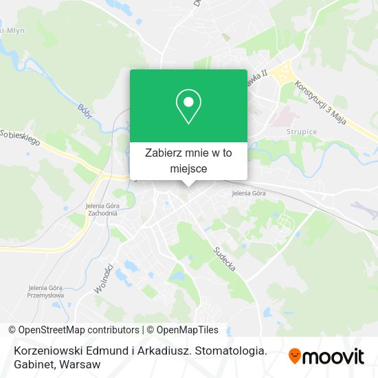 Mapa Korzeniowski Edmund i Arkadiusz. Stomatologia. Gabinet