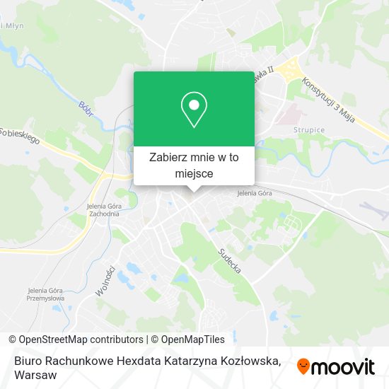 Mapa Biuro Rachunkowe Hexdata Katarzyna Kozłowska