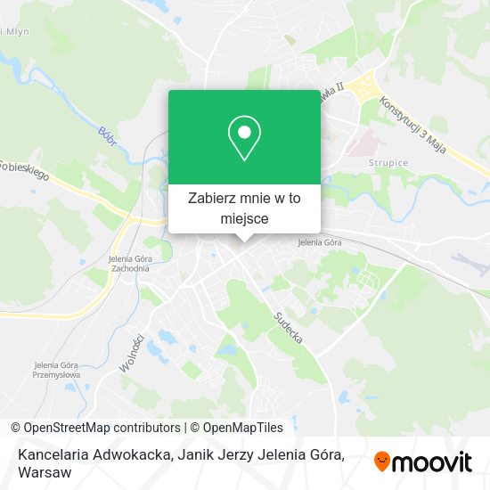 Mapa Kancelaria Adwokacka, Janik Jerzy Jelenia Góra