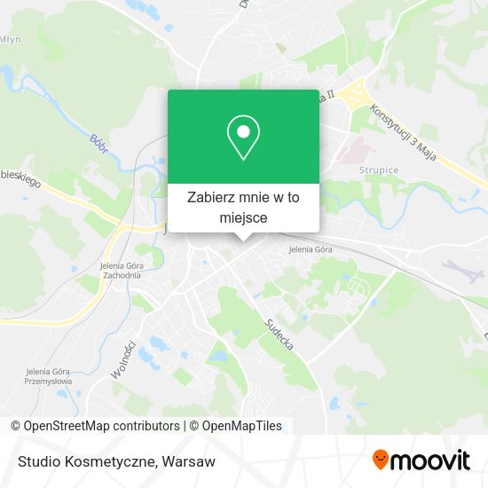 Mapa Studio Kosmetyczne