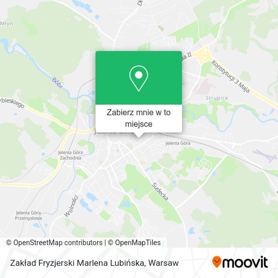 Mapa Zakład Fryzjerski Marlena Lubińska