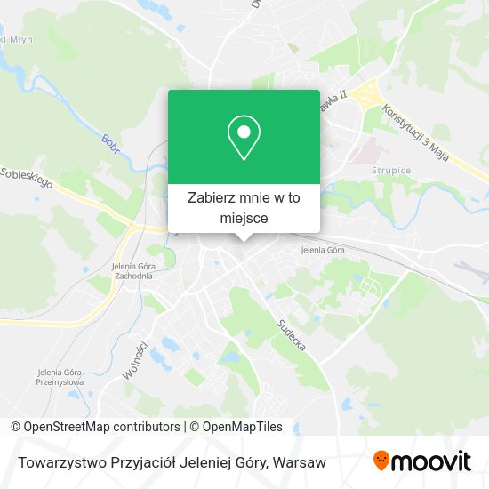 Mapa Towarzystwo Przyjaciół Jeleniej Góry