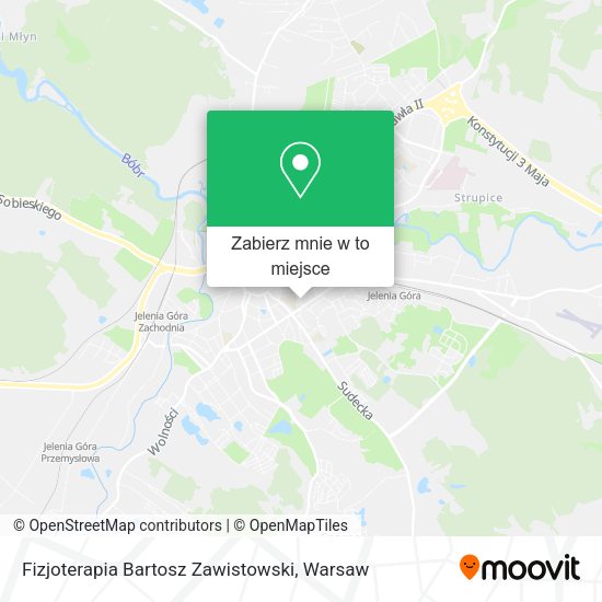 Mapa Fizjoterapia Bartosz Zawistowski