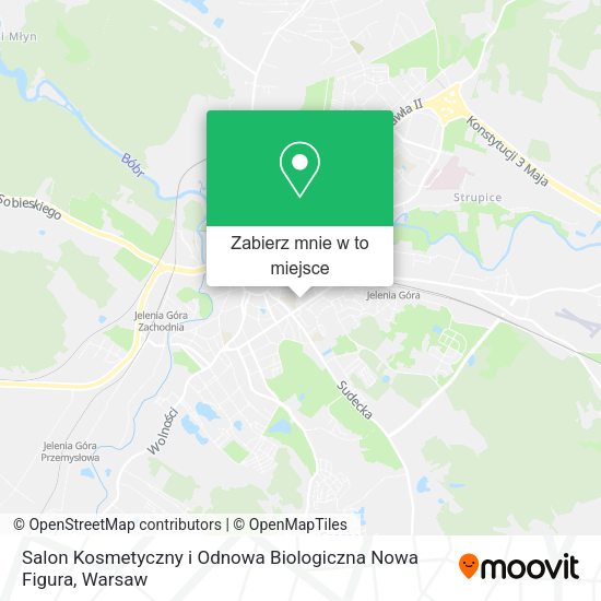 Mapa Salon Kosmetyczny i Odnowa Biologiczna Nowa Figura