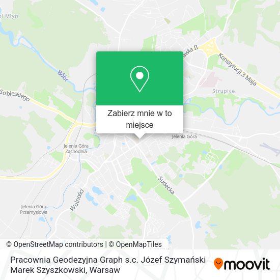 Mapa Pracownia Geodezyjna Graph s.c. Józef Szymański Marek Szyszkowski