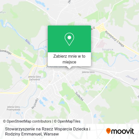 Mapa Stowarzyszenie na Rzecz Wsparcia Dziecka i Rodziny Emmanuel