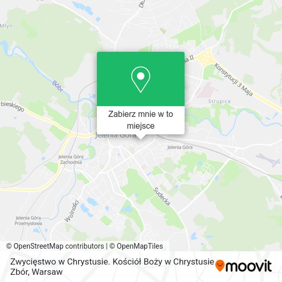 Mapa Zwycięstwo w Chrystusie. Kościół Boży w Chrystusie Zbór