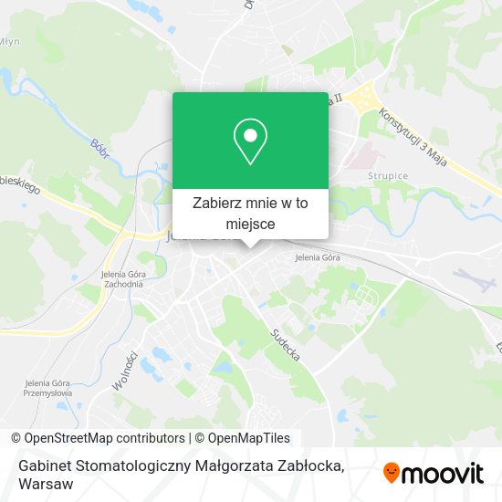 Mapa Gabinet Stomatologiczny Małgorzata Zabłocka