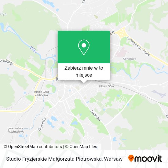 Mapa Studio Fryzjerskie Małgorzata Piotrowska