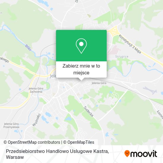 Mapa Przedsiebiorstwo Handlowo Uslugowe Kastra