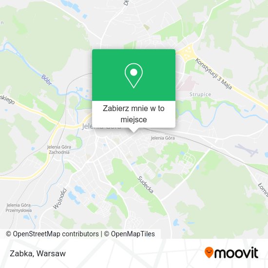 Mapa Zabka