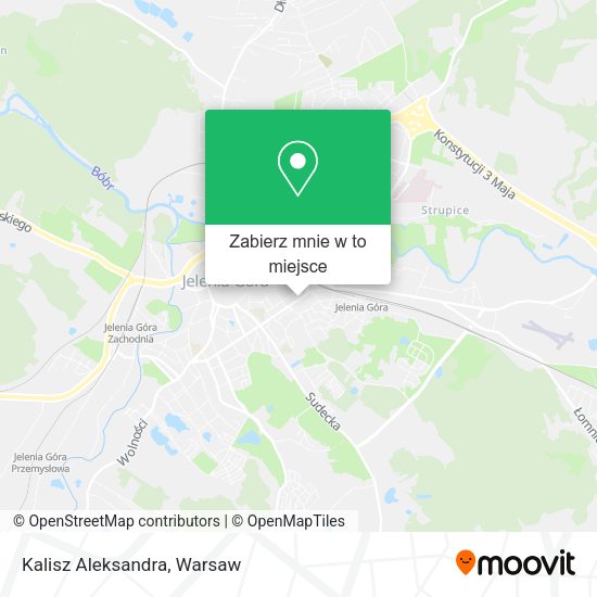 Mapa Kalisz Aleksandra