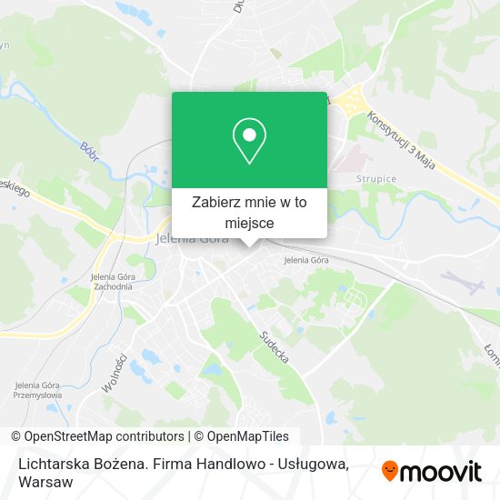 Mapa Lichtarska Bożena. Firma Handlowo - Usługowa